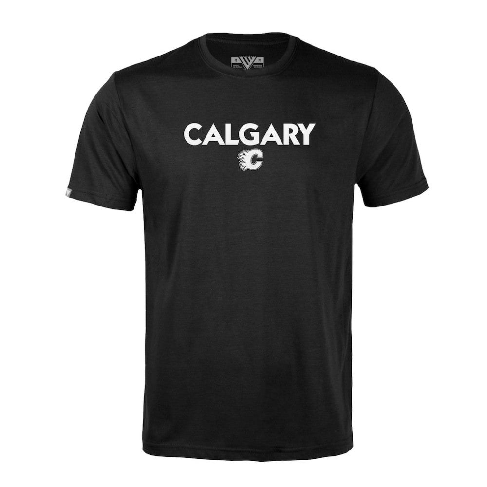 Calgary Flames Levelwear Richmond City Capsule T-Shirt - Black - NHL 201531255