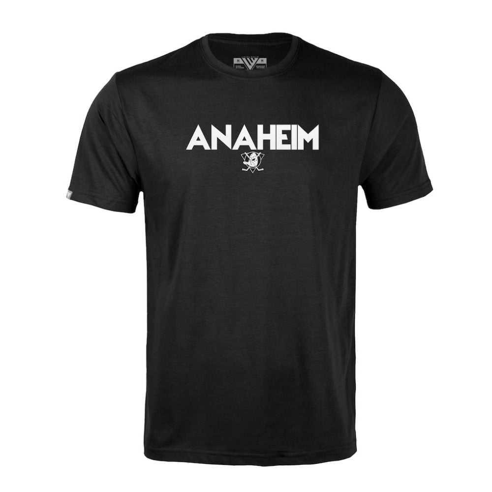 Anaheim Ducks Levelwear Richmond City Capsule T-Shirt - Black - NHL 201531273