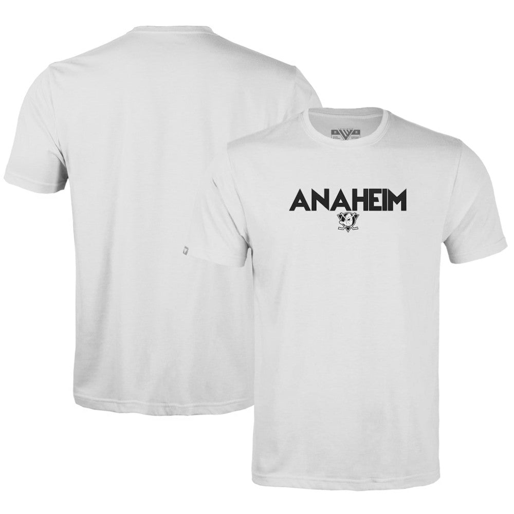 Anaheim Ducks Levelwear Richmond City Capsule T-Shirt - White - NHL 201531274