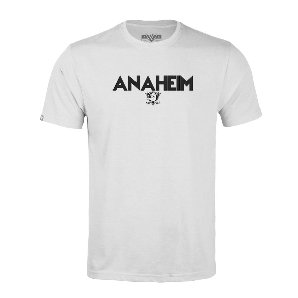 Anaheim Ducks Levelwear Richmond City Capsule T-Shirt - White - NHL 201531274