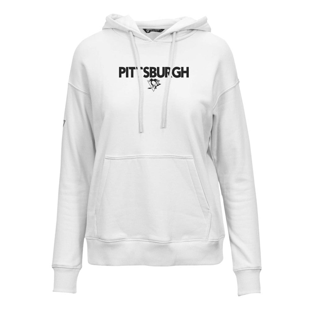 Pittsburgh Penguins Levelwear Women's Adorn City Capsule Pullover Hoodie - White - NHL 201531323