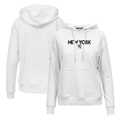 New York Rangers Levelwear Women's Adorn City Capsule Pullover Hoodie - White - NHL 201531325