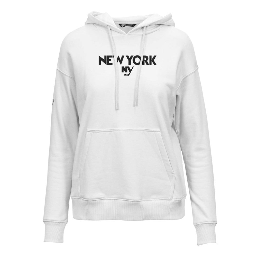 New York Islanders Levelwear Women's Adorn City Capsule Pullover Hoodie - White - NHL 201531327