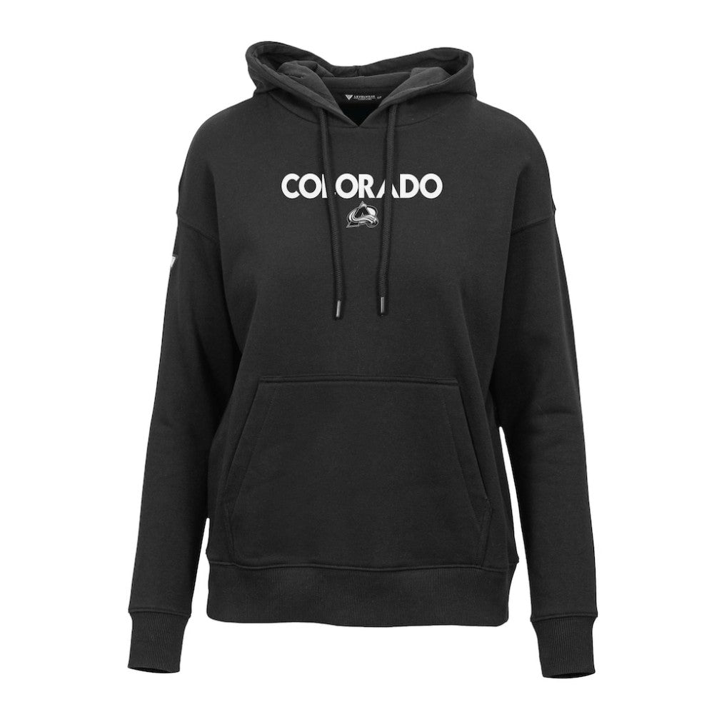 Colorado Avalanche Levelwear Women's Adorn City Capsule Pullover Hoodie - Black - NHL 201531347