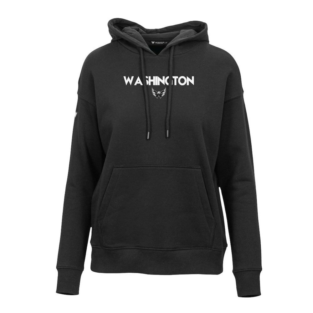 Washington Capitals Levelwear Women's Adorn City Capsule Pullover Hoodie - Black - NHL 201531348
