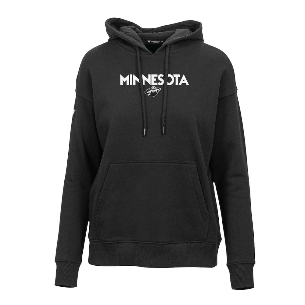 Minnesota Wild Levelwear Women's Adorn City Capsule Pullover Hoodie - Black - NHL 201531351