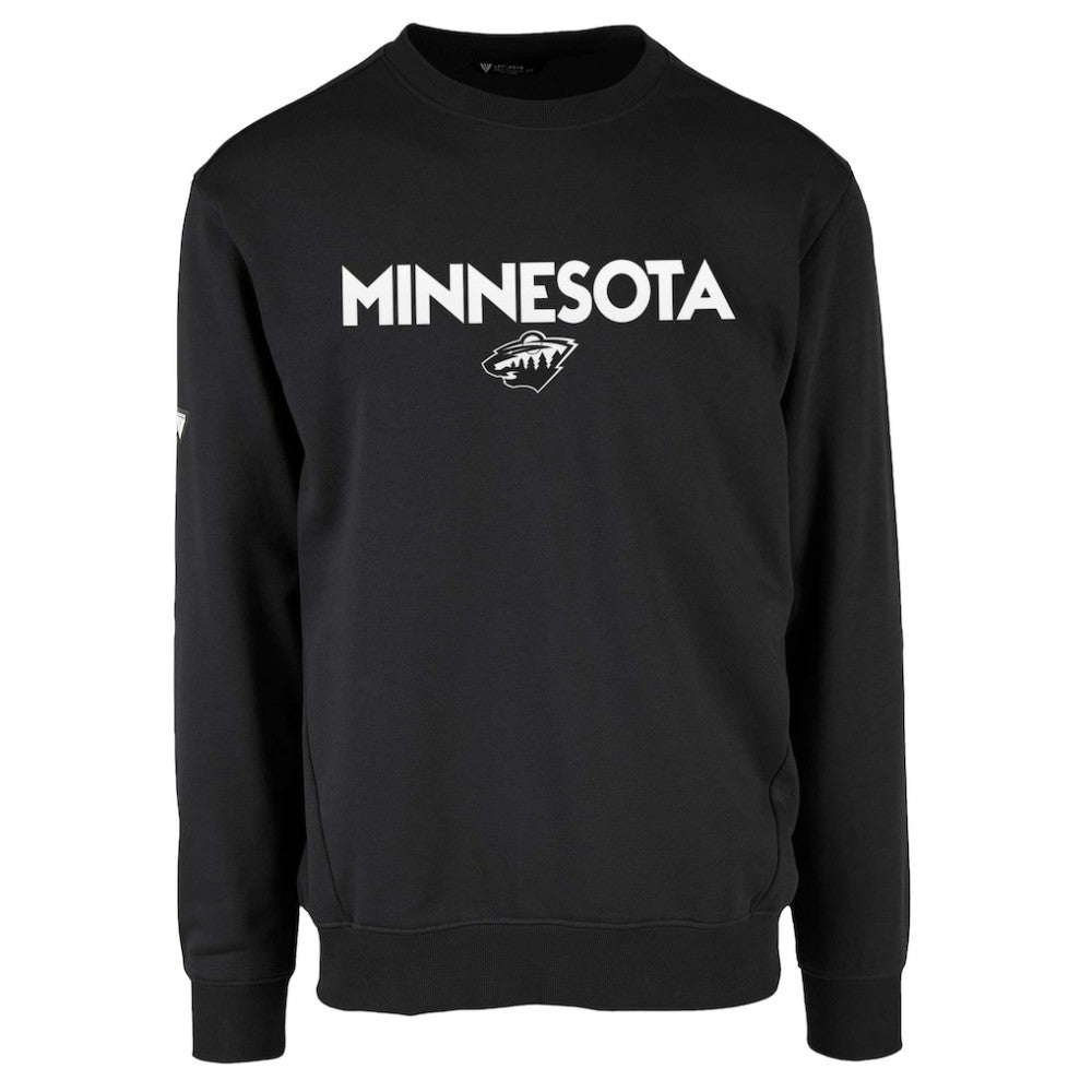 Minnesota Wild Levelwear Zane City Capsule Pullover Sweatshirt - Black - NHL 201531393