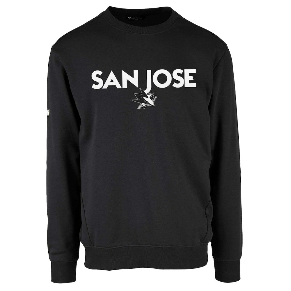 San Jose Sharks Levelwear Zane City Capsule Pullover Sweatshirt - Black - NHL 201531407