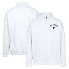 St. Louis Blues Levelwear Murray City Capsule Quarter-Zip Sweatshirt - White - NHL 201531504