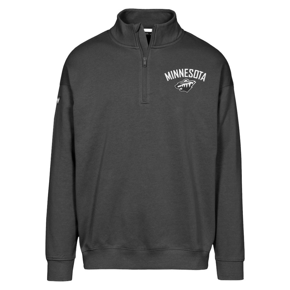 Minnesota Wild Levelwear Murray City Capsule Quarter-Zip Sweatshirt - Black - NHL 201531516