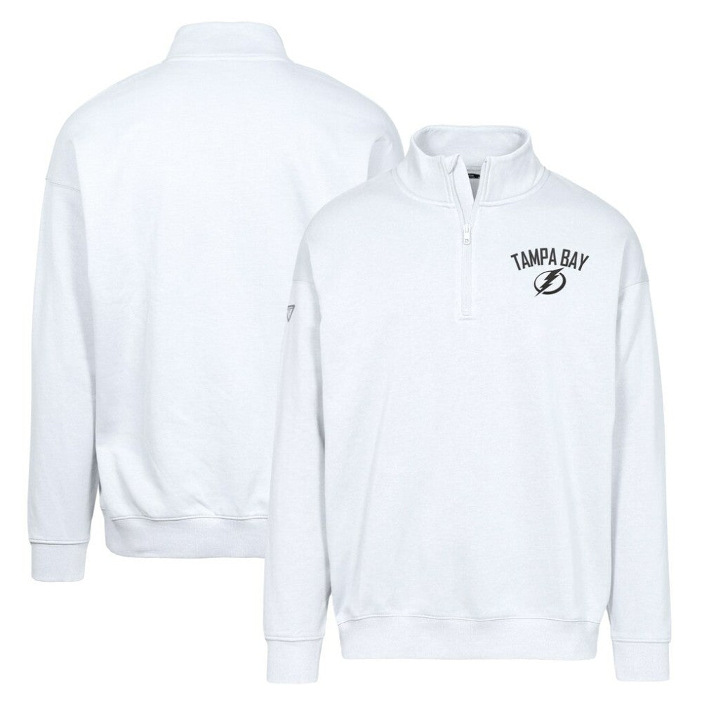 Tampa Bay Lightning Levelwear Murray City Capsule Quarter-Zip Sweatshirt - White - NHL 201531519
