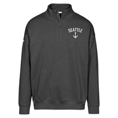 Seattle Kraken Levelwear Murray City Capsule Quarter-Zip Sweatshirt - Black - NHL 201531526