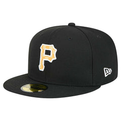 Pittsburgh Pirates New Era Checkered Undervisor 59FIFTY Fitted Hat - Black - New Era Discount