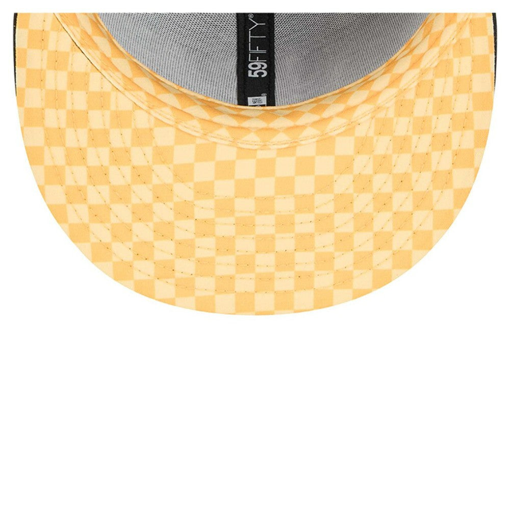 Pittsburgh Pirates New Era Checkered Undervisor 59FIFTY Fitted Hat - Black - New Era Discount