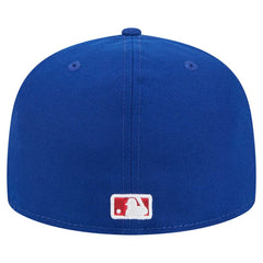 Chicago Cubs New Era Checkered Undervisor 59FIFTY Fitted Hat - Royal - New Era on Sale