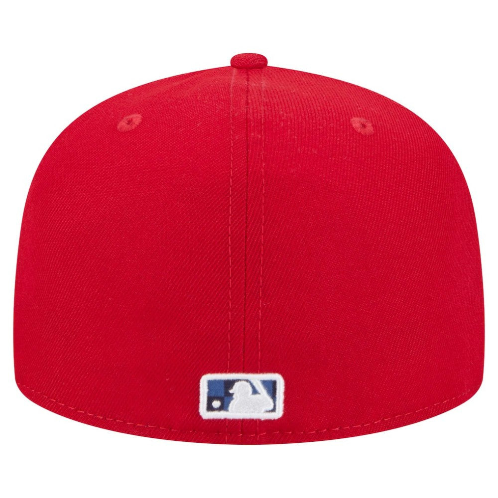 Washington Nationals New Era Checkered Undervisor 59FIFTY Fitted Hat - Red - New Era Lifestyle