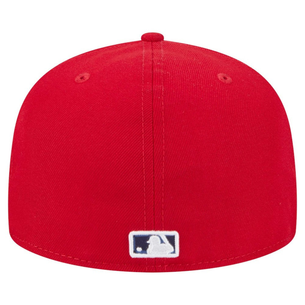 Philadelphia Phillies New Era Checkered Undervisor 59FIFTY Fitted Hat - Red - New Era Sale