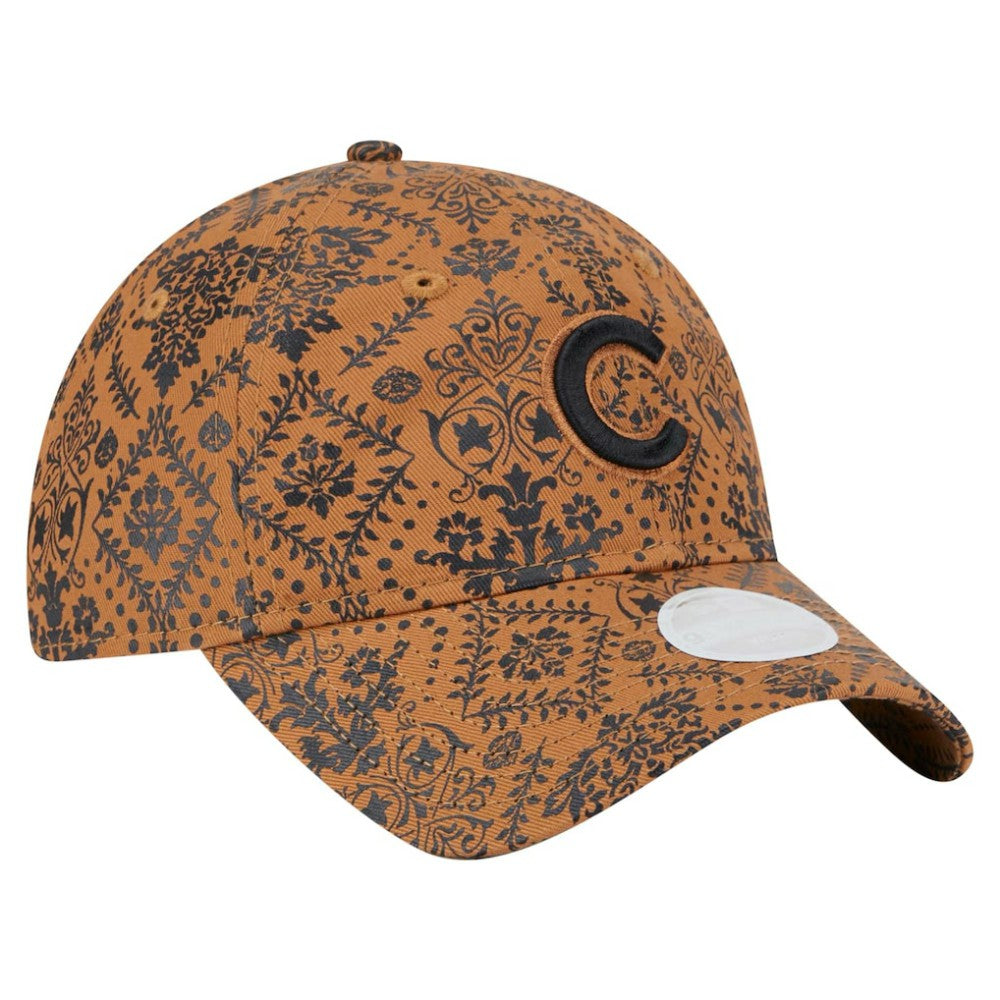 Chicago Cubs New Era Women's Vintage Deco 9TWENTY Adjustable Hat - Brown - New Era Sale