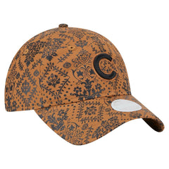 Chicago Cubs New Era Women's Vintage Deco 9TWENTY Adjustable Hat - Brown - New Era Sale