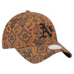 Athletics New Era Women's Vintage Deco 9TWENTY Adjustable Hat - Brown - New Era Sale