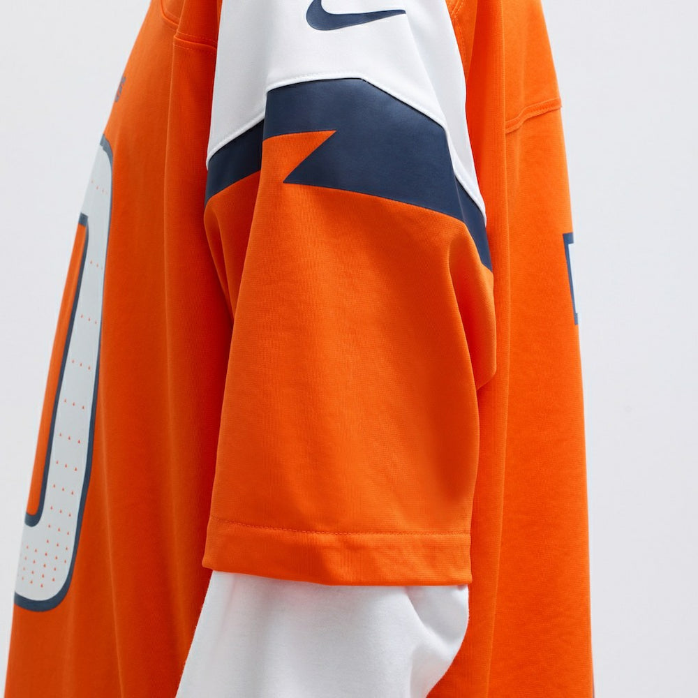 Nike Bo Nix Denver Broncos Player Game Jersey Orange