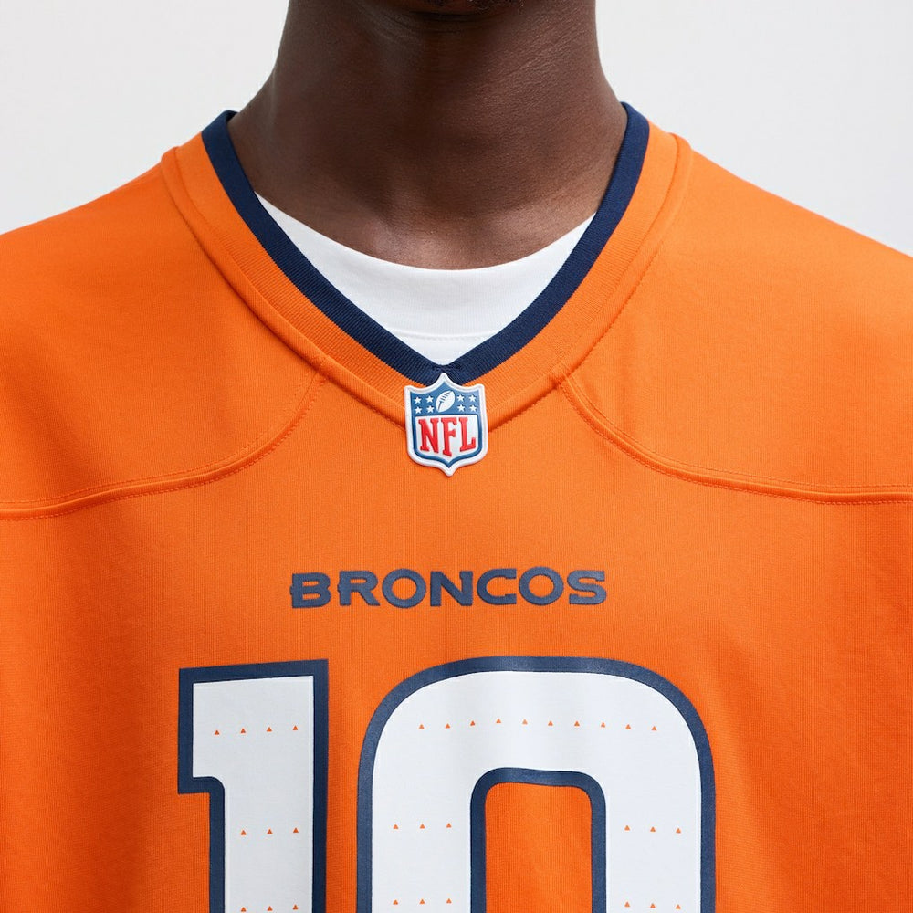 Nike Bo Nix Denver Broncos Player Game Jersey Orange