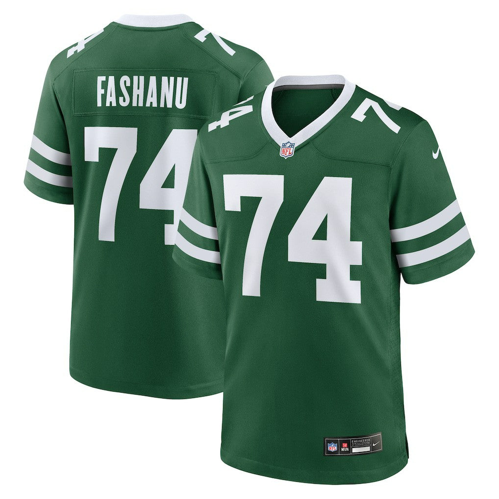 Nike Olu Fashanu New York Jets Player Game Jersey Gotham Green
