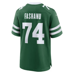 Nike Olu Fashanu New York Jets Player Game Jersey Gotham Green