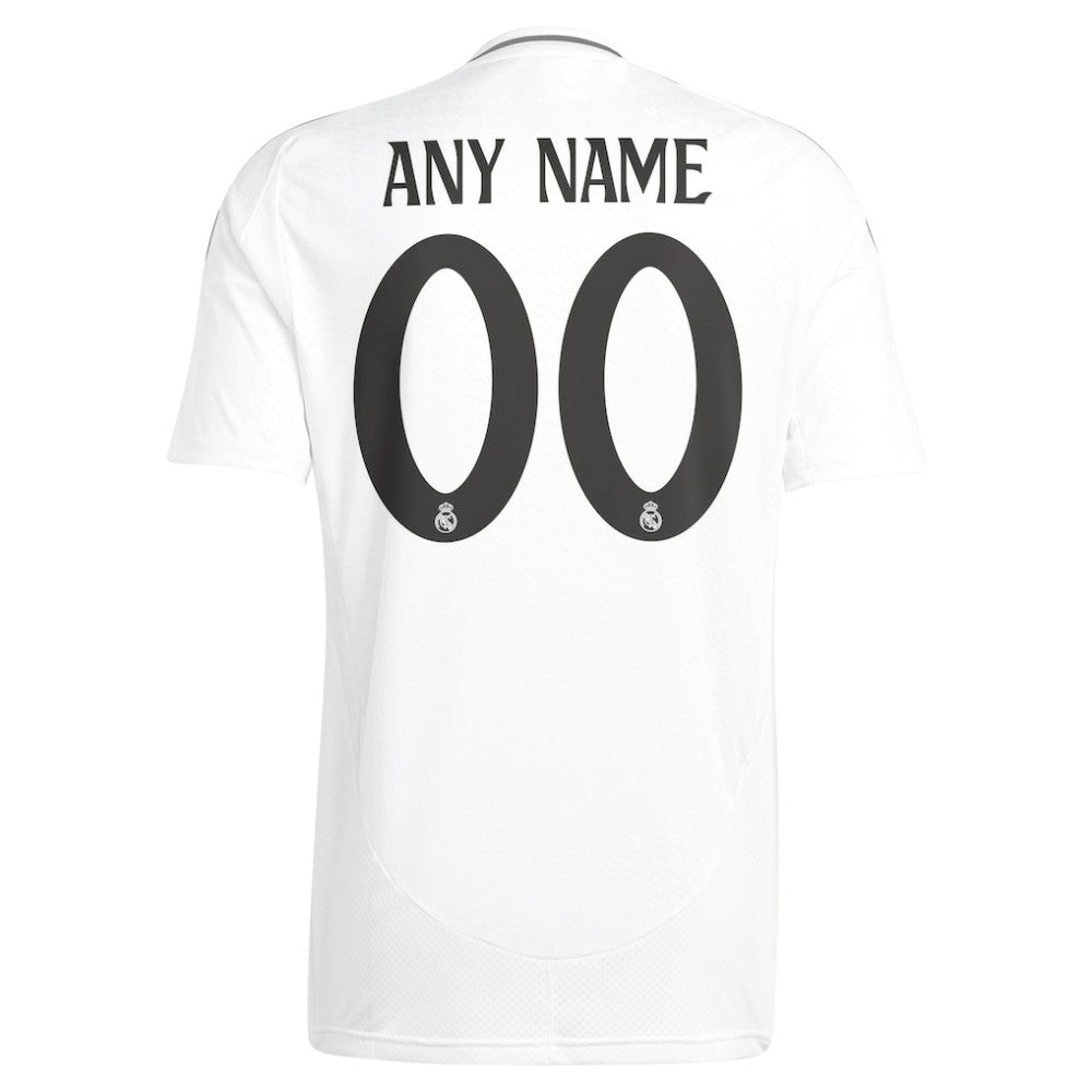 Real Madrid 2024/25 Home Replica Custom Jersey White - Adidas