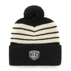 Boston Bruins '47 Old Time Hockey Barn Cuffed Knit Hat with Pom - Black - NHL 201534453