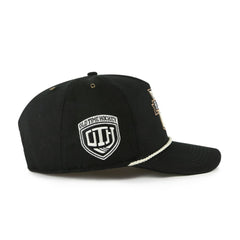Boston Bruins '47 Old Time Hockey Rafter Sure Shot Hitch Adjustable Hat - Black - NHL 201534456