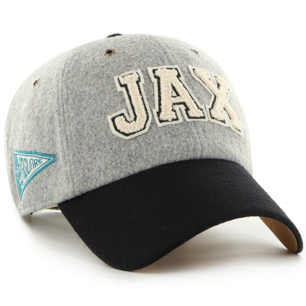 47 brand Jacksonville Jaguars Stoney Clover Lane x '47 Unisex Block Clean Up Adjustable Hat Gray/Black