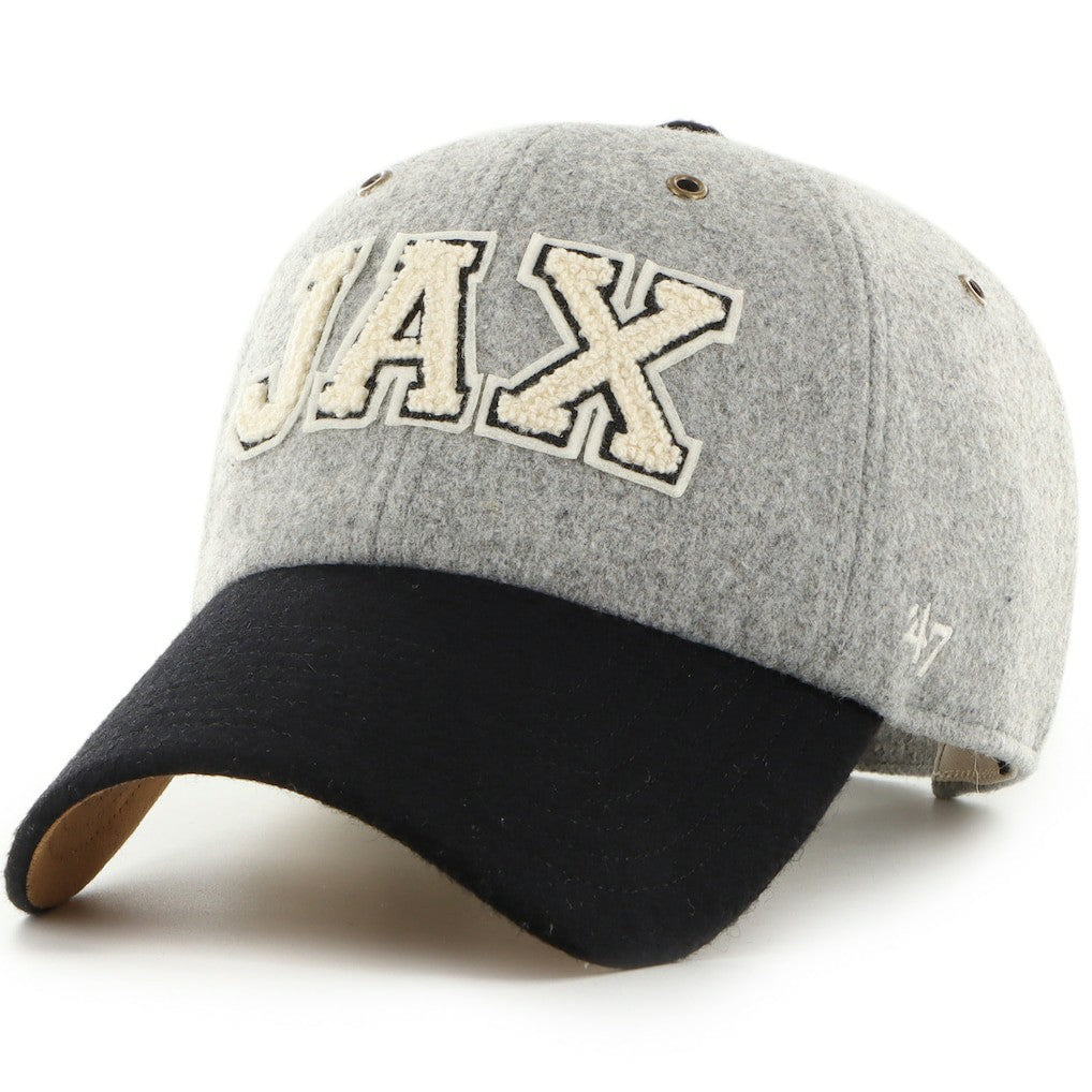 47 brand Jacksonville Jaguars Stoney Clover Lane x '47 Unisex Block Clean Up Adjustable Hat Gray/Black