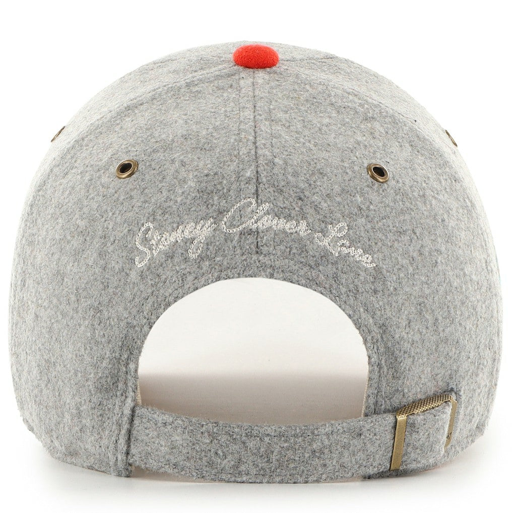 47 brand Miami Dolphins Stoney Clover Lane x '47 Unisex Block Clean Up Adjustable Hat Gray/Orange