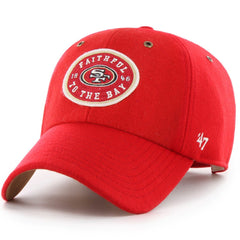 47 brand San Francisco 49ers Stoney Clover Lane x '47 Unisex Field Goal Clean Up Adjustable Hat Scarlet
