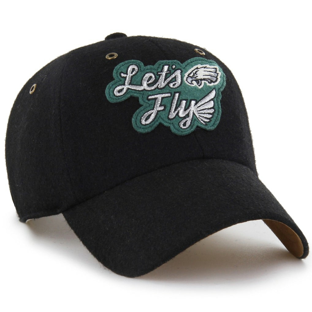 47 brand Philadelphia Eagles Stoney Clover Lane x '47 Unisex Field Goal Clean Up Adjustable Hat Black