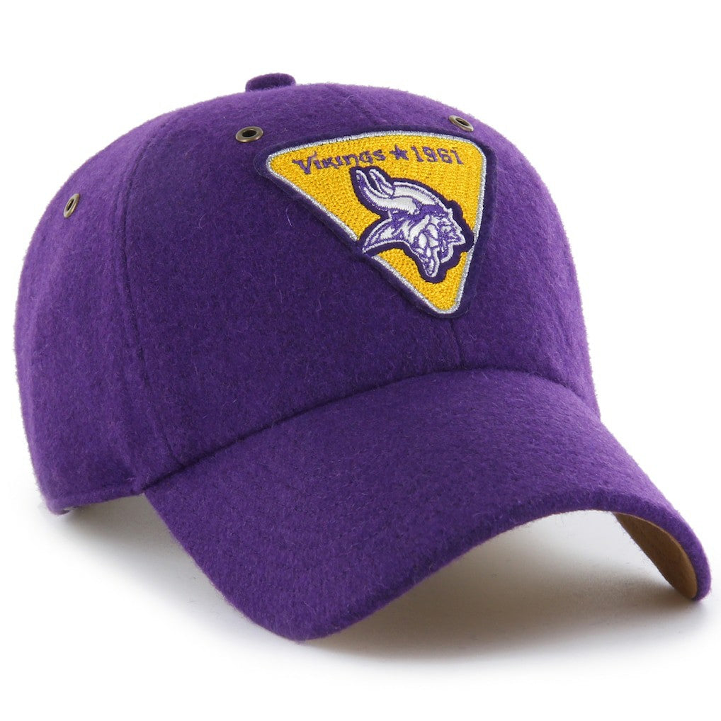 47 brand Minnesota Vikings Stoney Clover Lane x '47 Unisex Field Goal Clean Up Adjustable Hat Purple