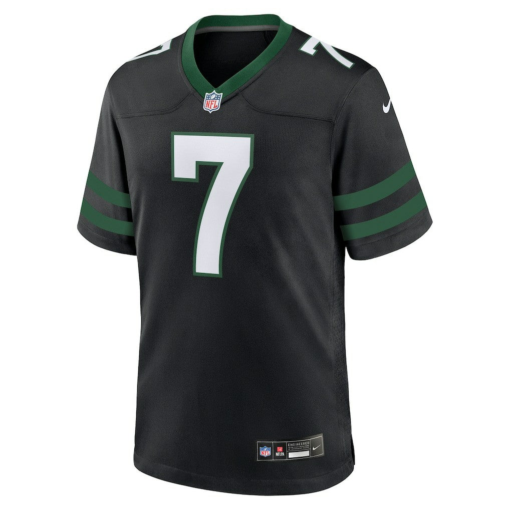 Nike Justin Fields New York Jets Game Jersey Stealth Black