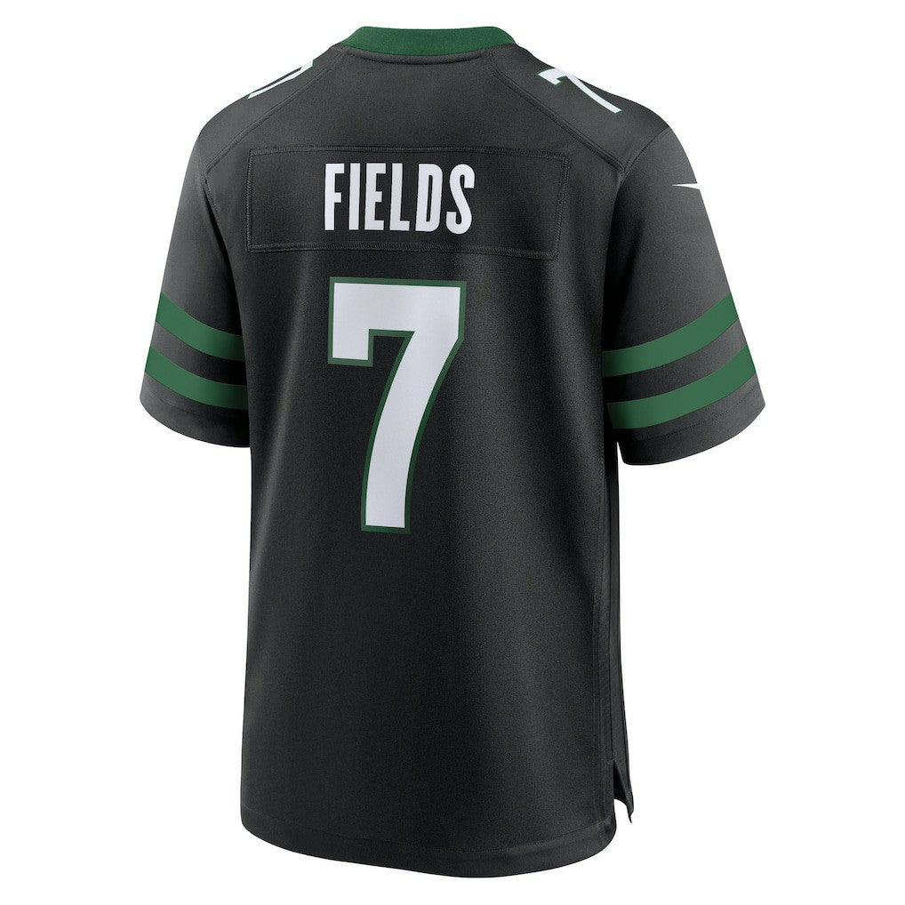 Nike Justin Fields New York Jets Game Jersey Stealth Black