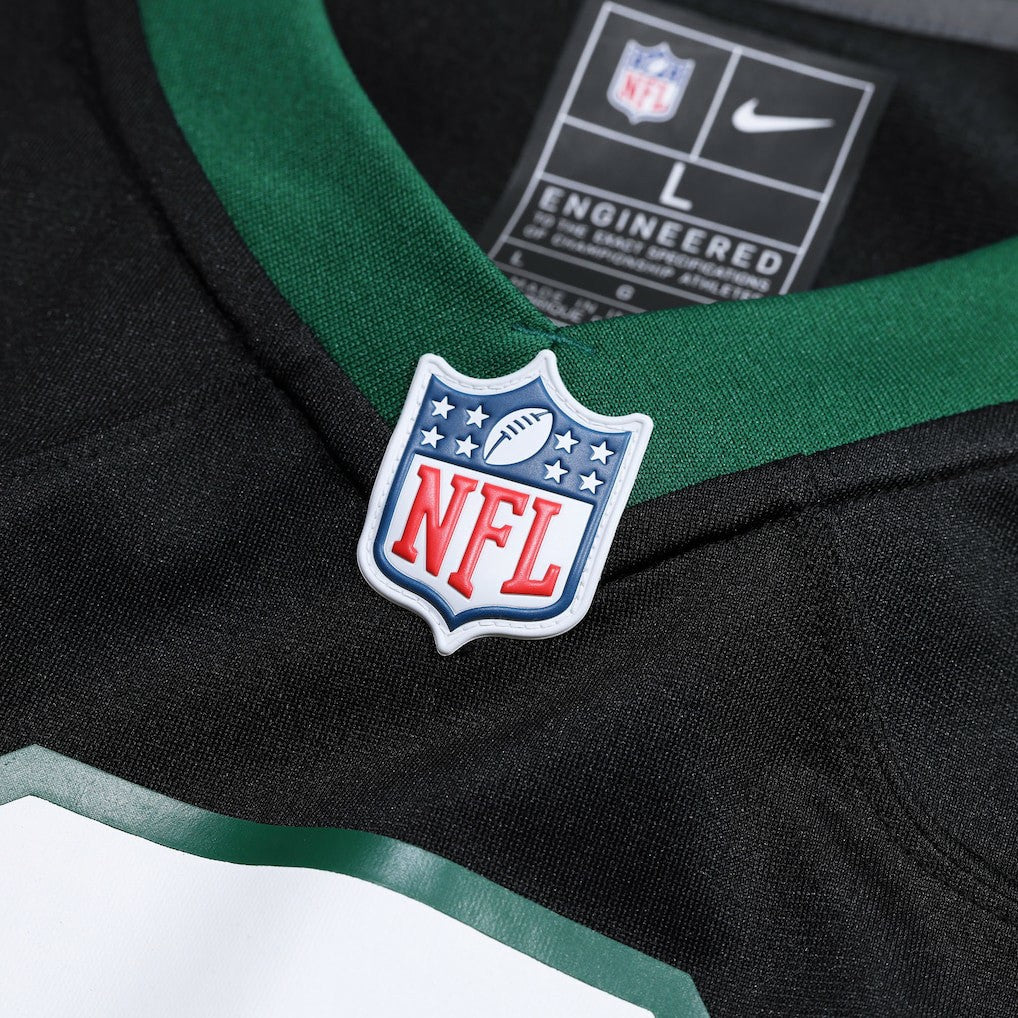 Nike Justin Fields New York Jets Game Jersey Stealth Black