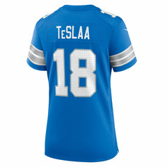 Nike Isaac TeSlaa Detroit Lions Women's Game Player Jersey Blue