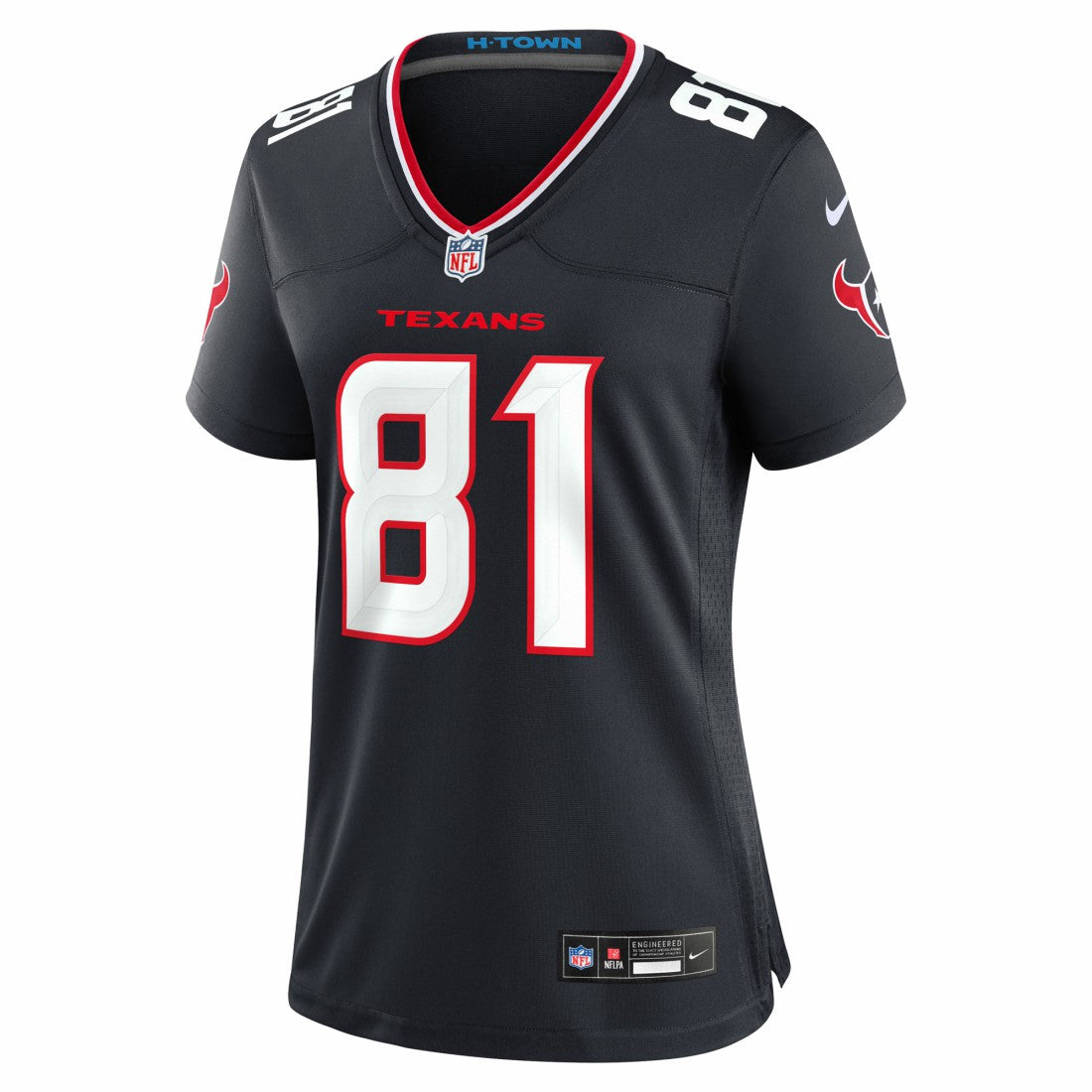 Nike Jayden Higgins Houston Texans Women's Game Jersey Navy