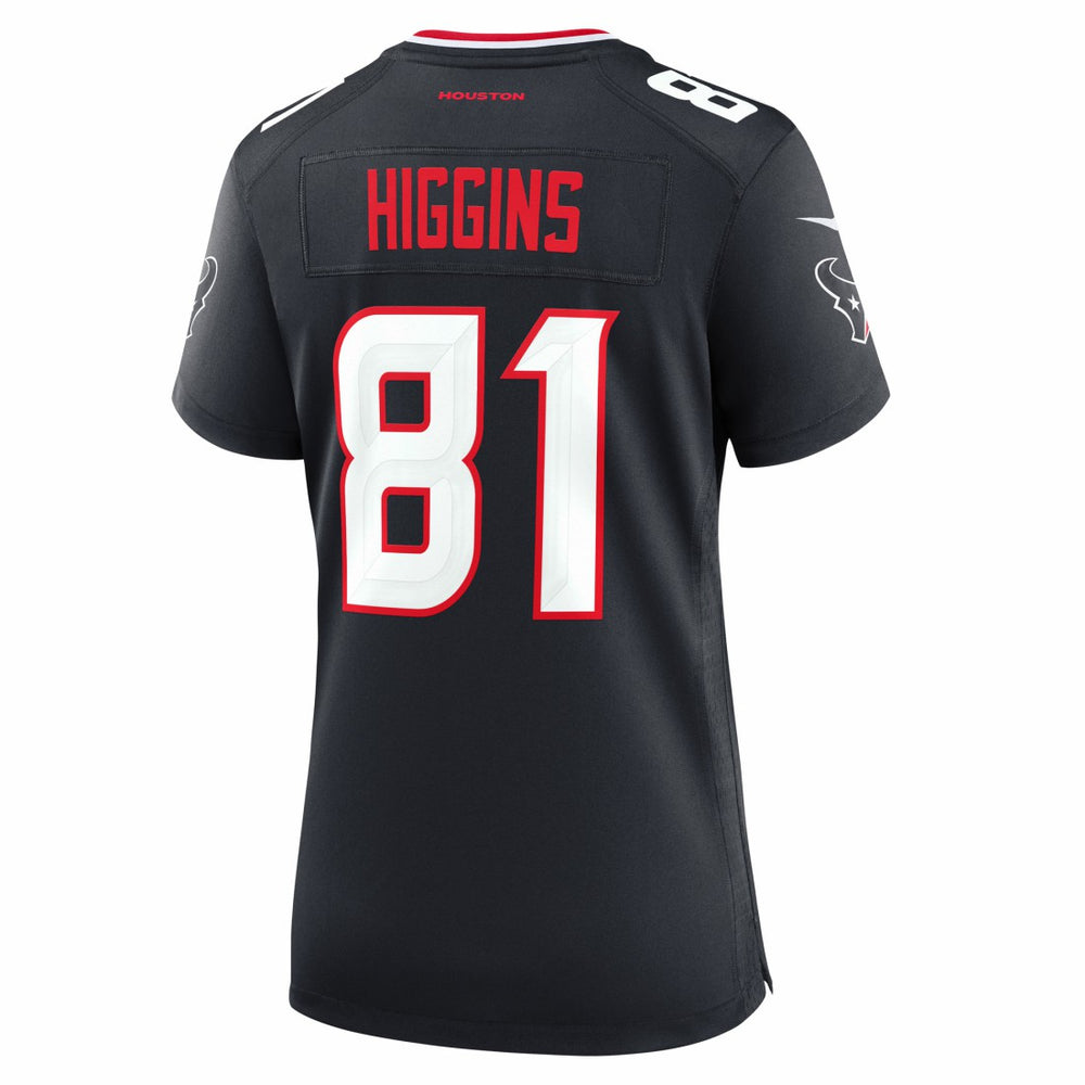 Nike Jayden Higgins Houston Texans Women's Game Jersey Navy