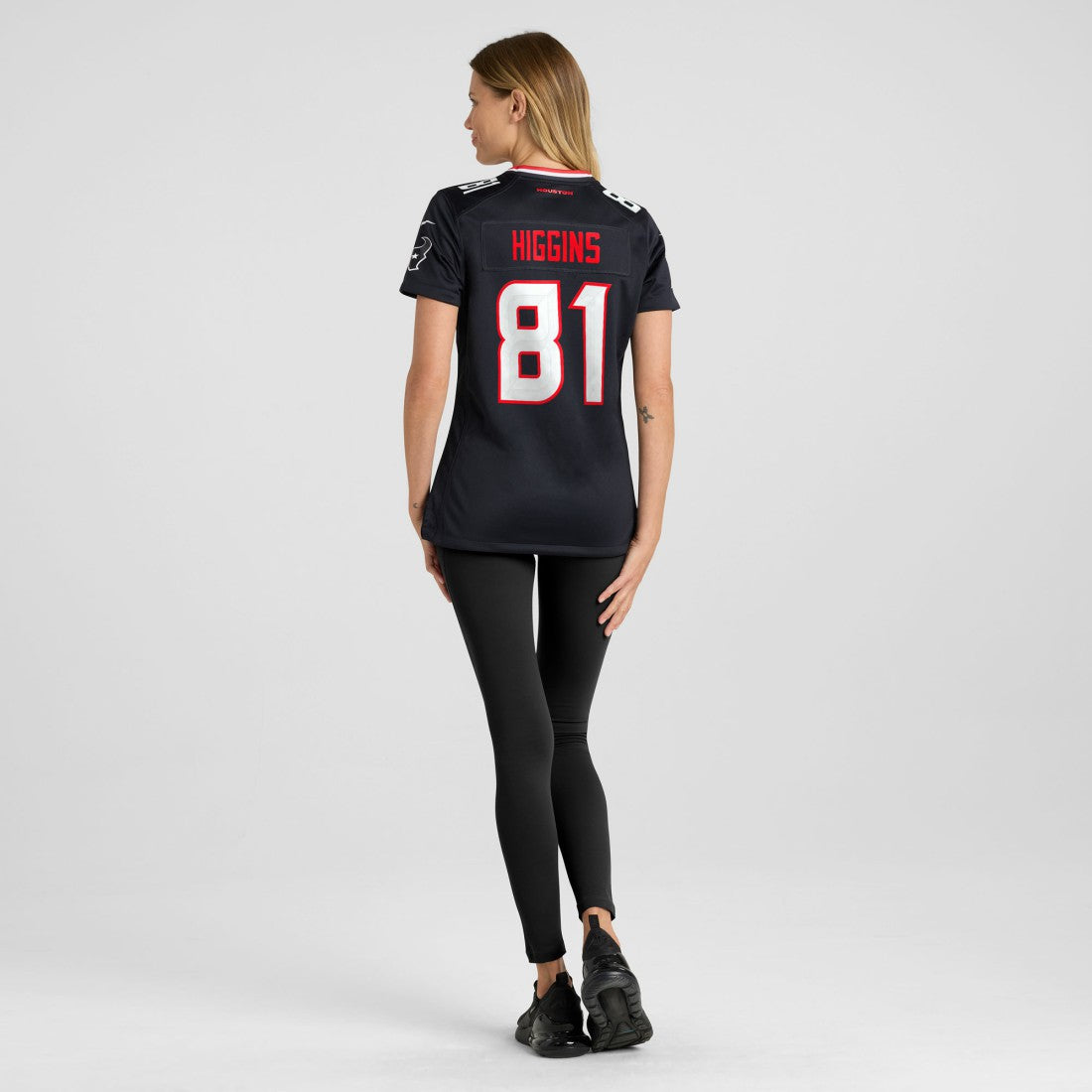 Nike Jayden Higgins Houston Texans Women's Game Jersey Navy
