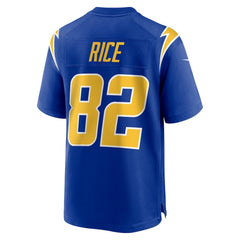 Nike Brenden Rice Los Angeles Chargers 2nd Alternate Game Player Jersey Royal