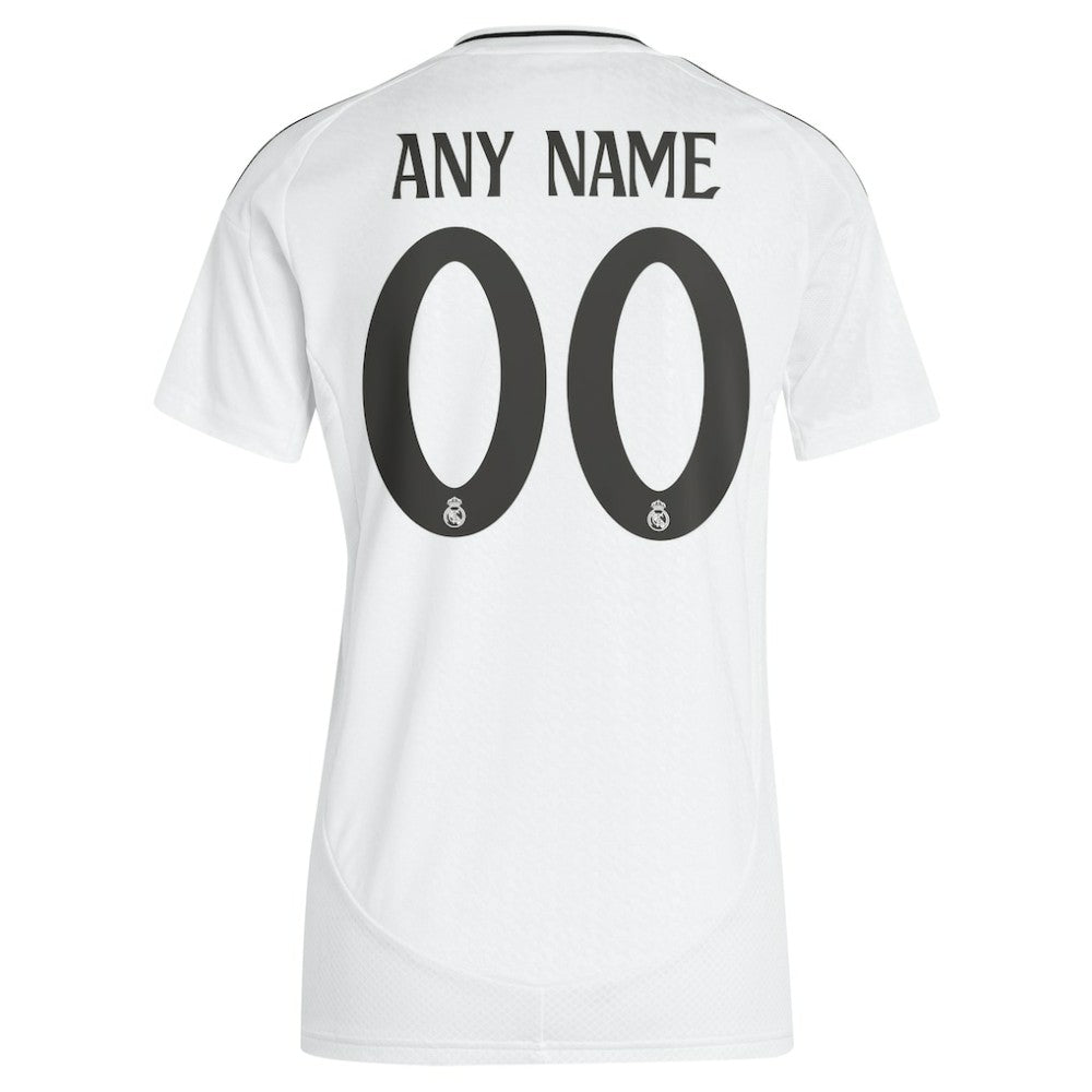 Real Madrid Women's 2024/25 Home Replica Custom Jersey White - Adidas Discount
