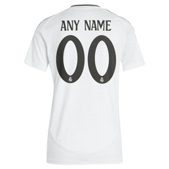 Real Madrid Women's 2024/25 Home Replica Custom Jersey White - Adidas Discount