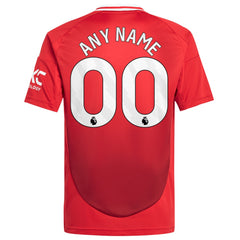 Manchester United Youth 2024/25 Home Replica Custom Jersey Red - Adidas cheap
