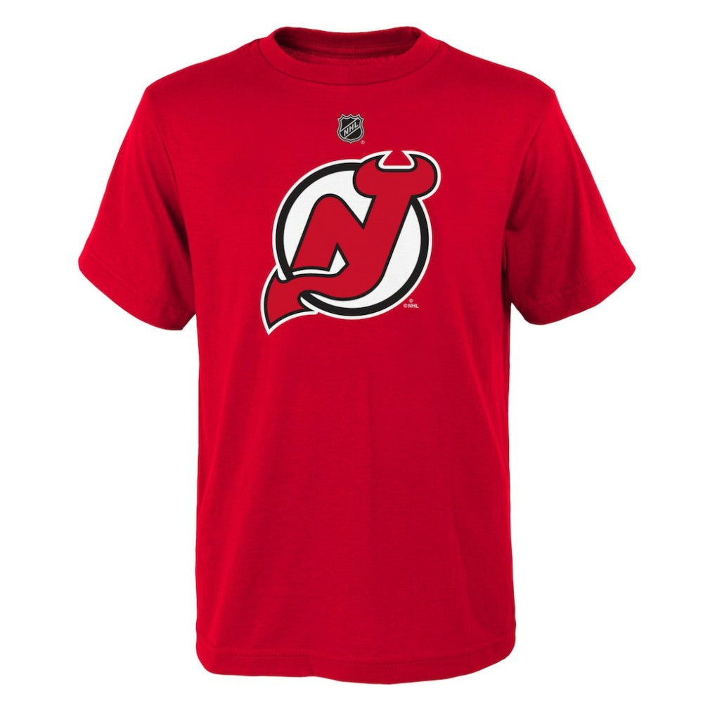 New Jersey Devils Youth Primary Logo T-Shirt - Red - NHL 201535314