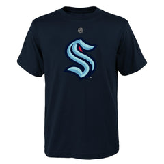 Seattle Kraken Youth Primary Logo T-Shirt - Deep Sea Blue - NHL 201535346